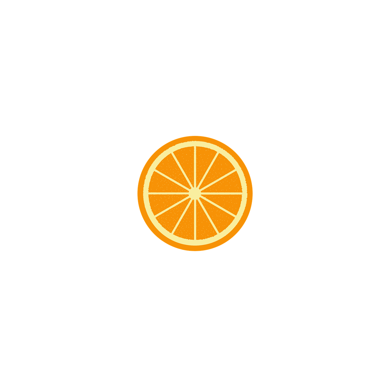 Orangenscheibe, Zitrusfrucht, Schwarzer Hintergrund, Minimalistisch, HD Wallpaper