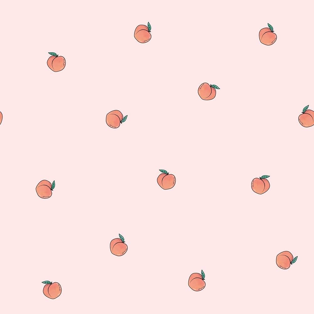 Pfirsiche, Muster, Rosa, Minimalistisch, Hintergrundbild für iPad und Tablet
