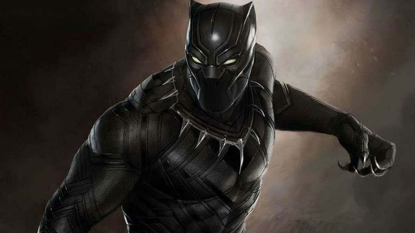 Black Panther, T'Challa, Marvel, Kampfpose, Krallen, Anzug, HD-Hintergrundbild für PC