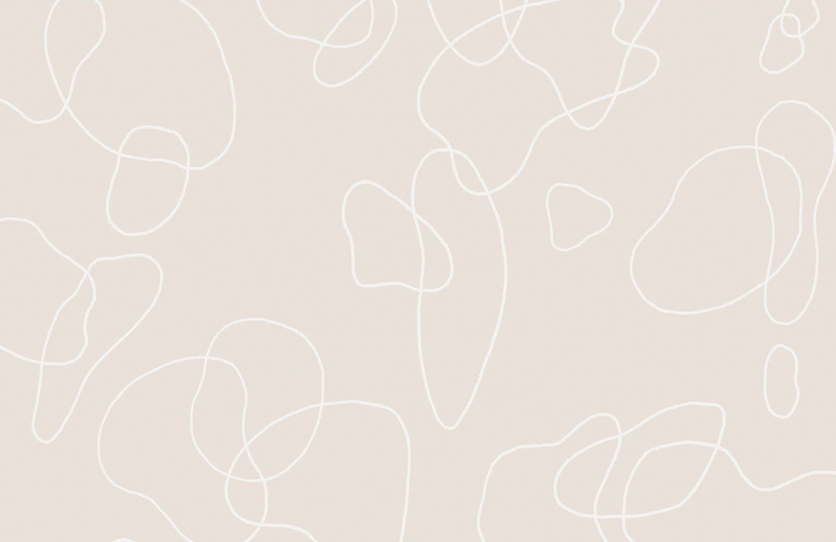 Strichzeichnung, Abstrakte Formen, Elfenbein, Linien, Minimalistisch, HD, Laptop-Hintergrundbild