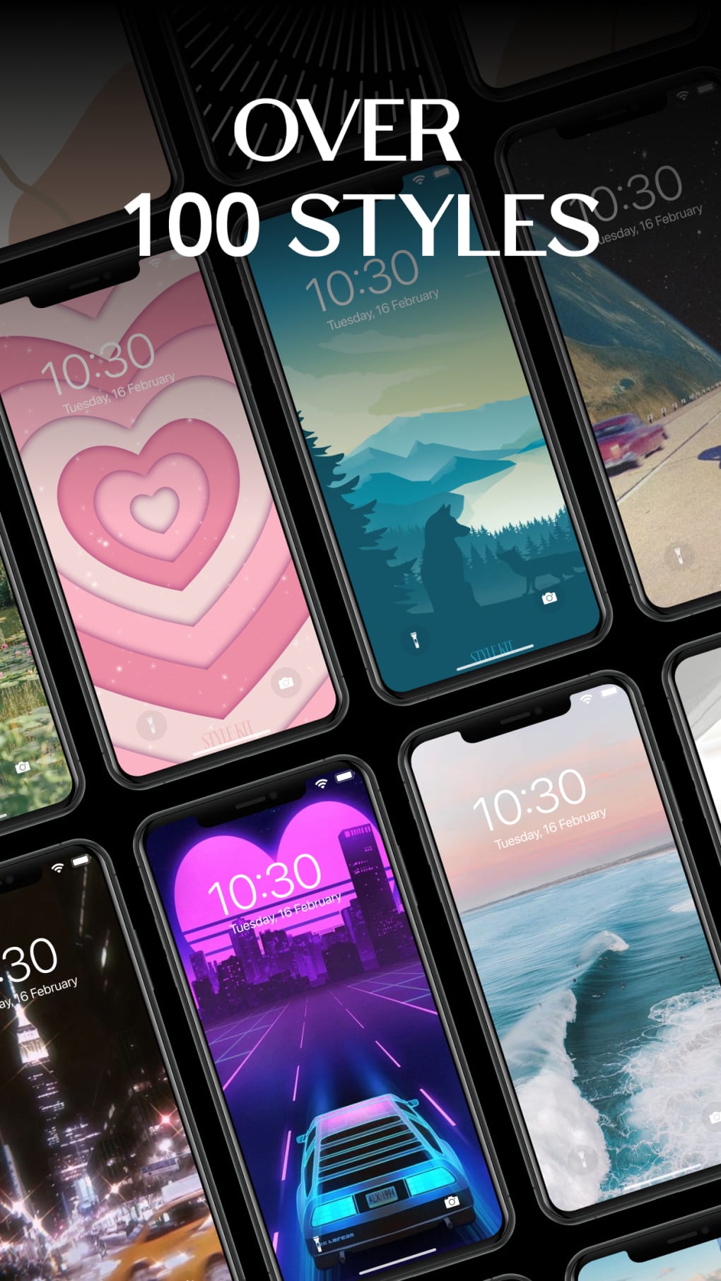 Handy-Mockup, Smartphones, Designvorlagen, Over 100 Styles, Bunt, HD, iPhone-Hintergrundbild