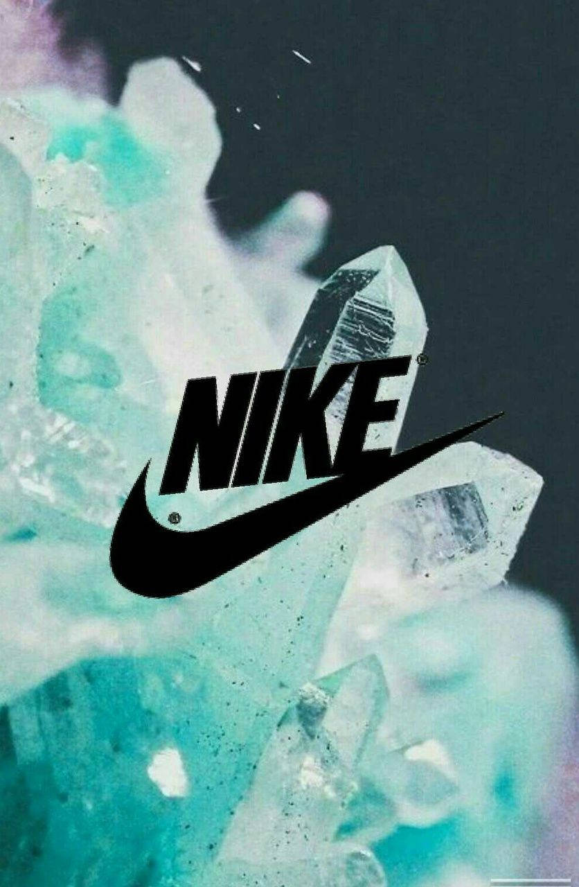 Nike, Logo, Kristall, Türkis, HD, Sperrbildschirm fürs iPhone