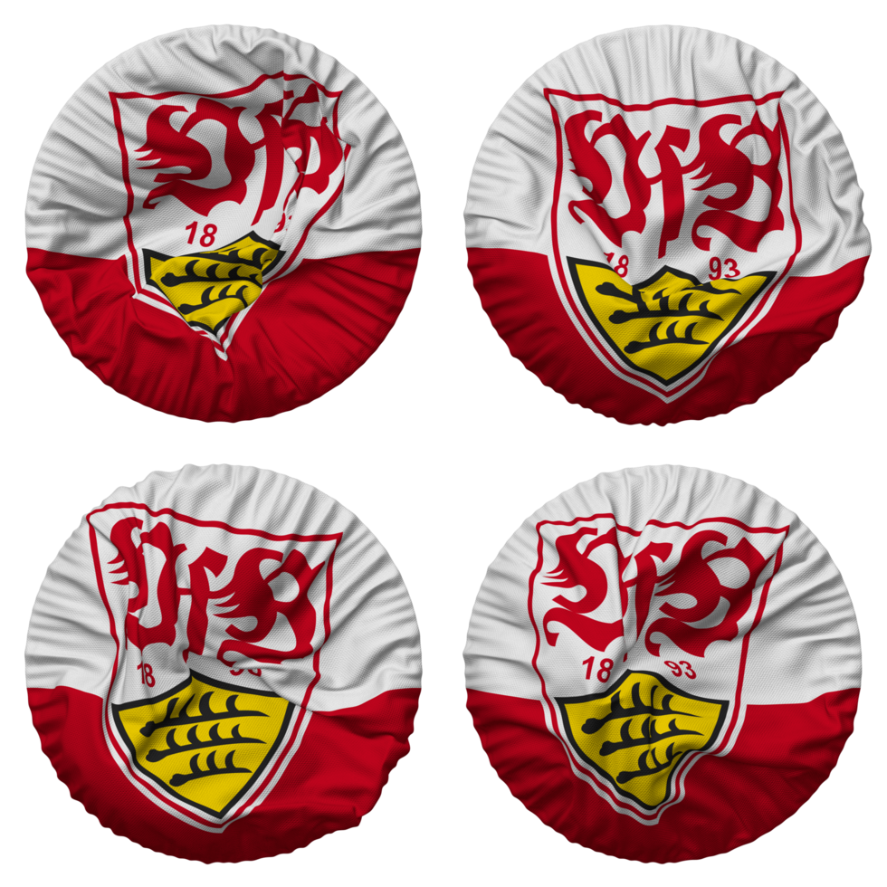 VfB Stuttgart, Wappen, Buttons, Schwarzer Hintergrund, Wallpaper