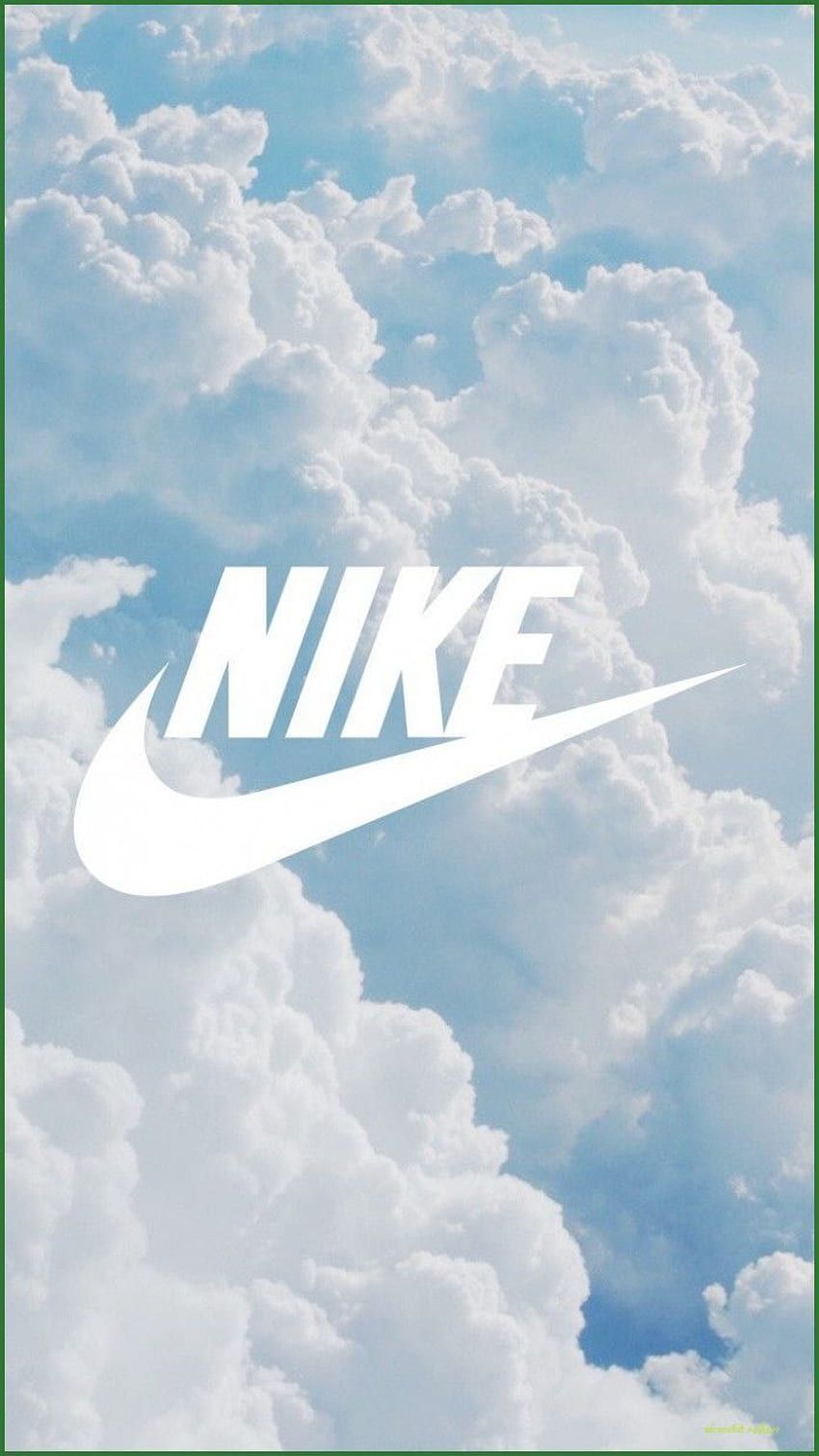 Nike, Logo, Wolken, Hellblau, HD, Hintergrundbild fürs Handy