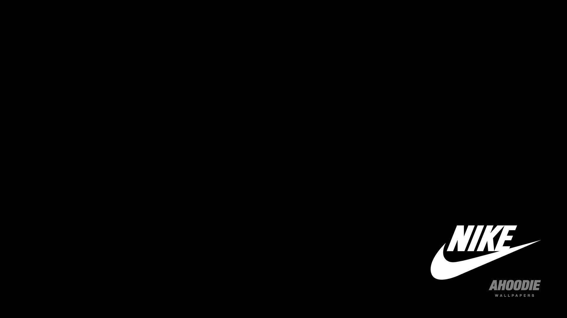Nike, Logo, Schwarz, Minimalistisch, 1920x1080, Full-HD-Hintergrundbild für PC