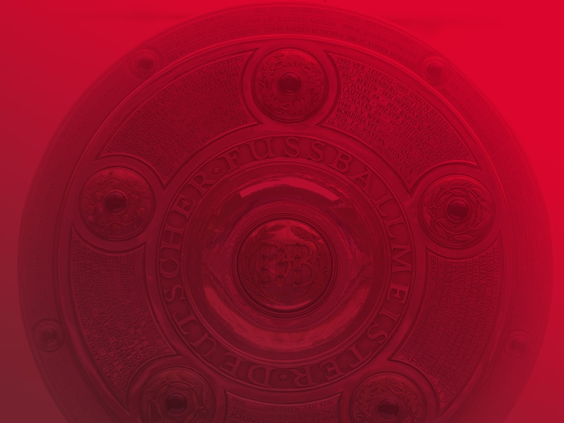 Meisterschale, Deutsche Meisterschaft, Rot, Minimalismus, Full HD, Tablet-Hintergrund