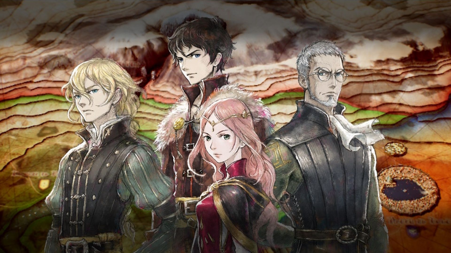 Final Fantasy, Figurengruppe, Anime-Stil, Uniformen, Fantasy-Kunst, 1920x1080, Desktop-Hintergrund