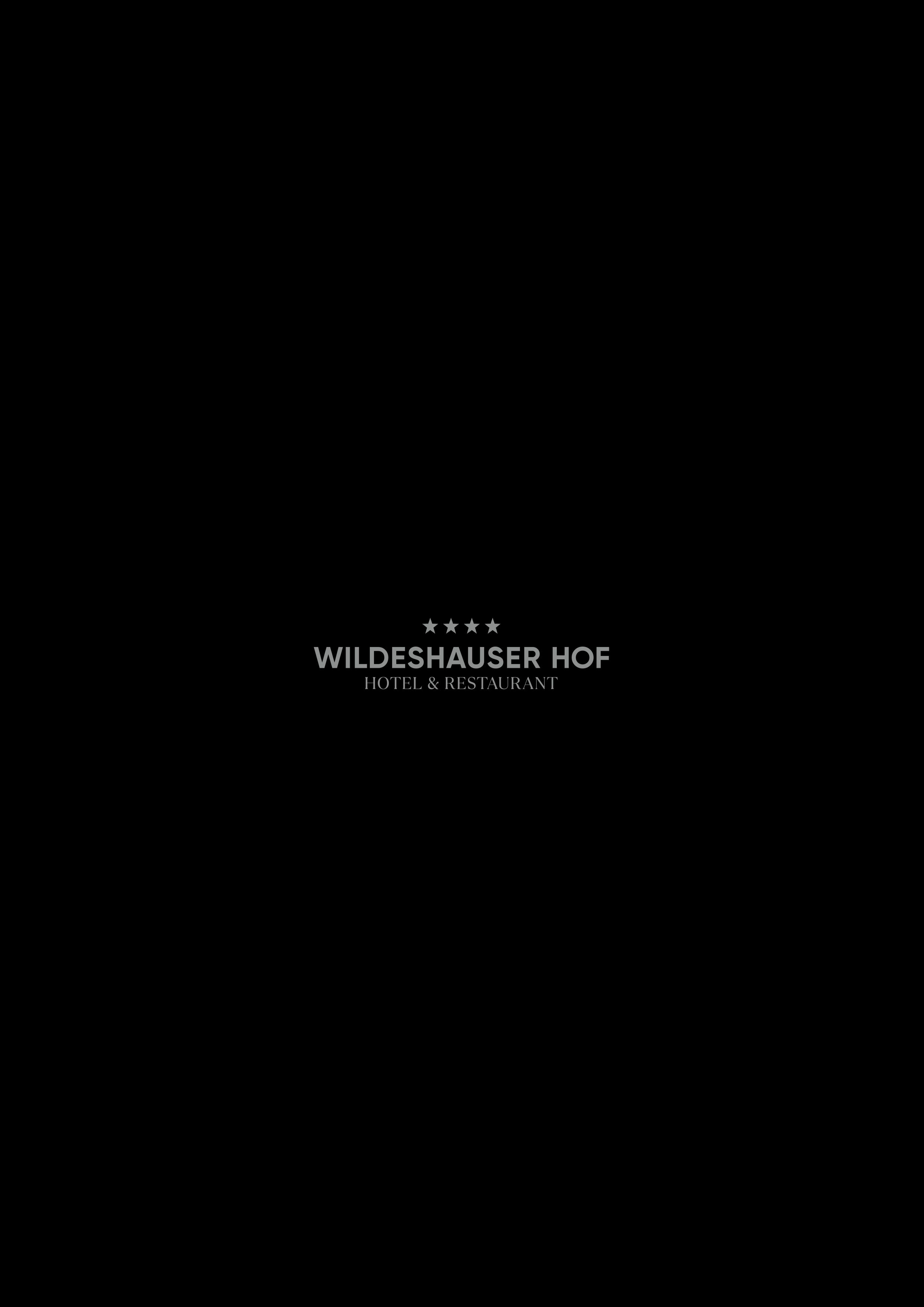 Wildeshauser Hof, Schriftzug, Schwarzer Hintergrund, Minimalismus, QHD+ Wallpaper