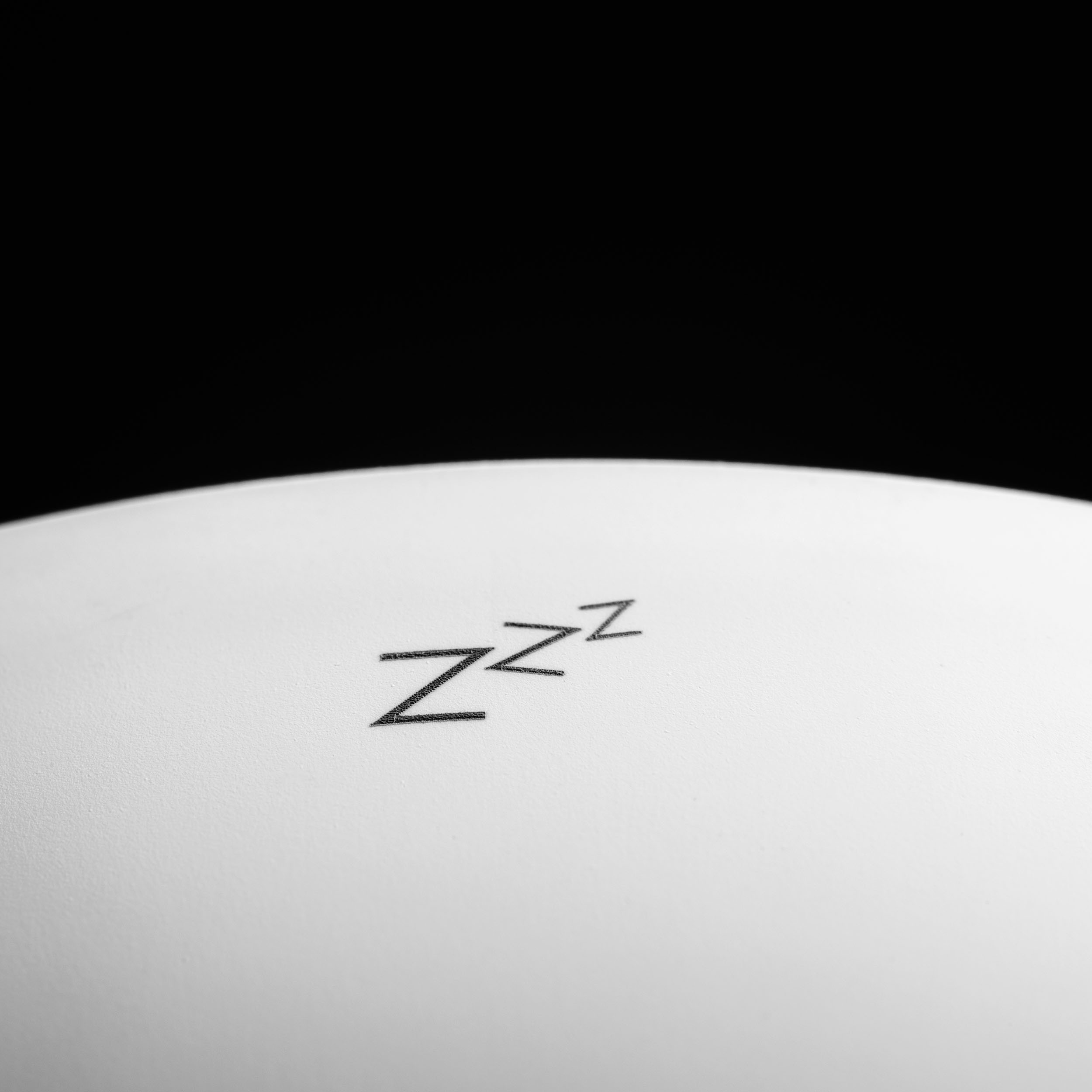 Zzz, Schlaf, Minimalismus, Schwarz-weiß, Full HD, iPad-Hintergrundbild