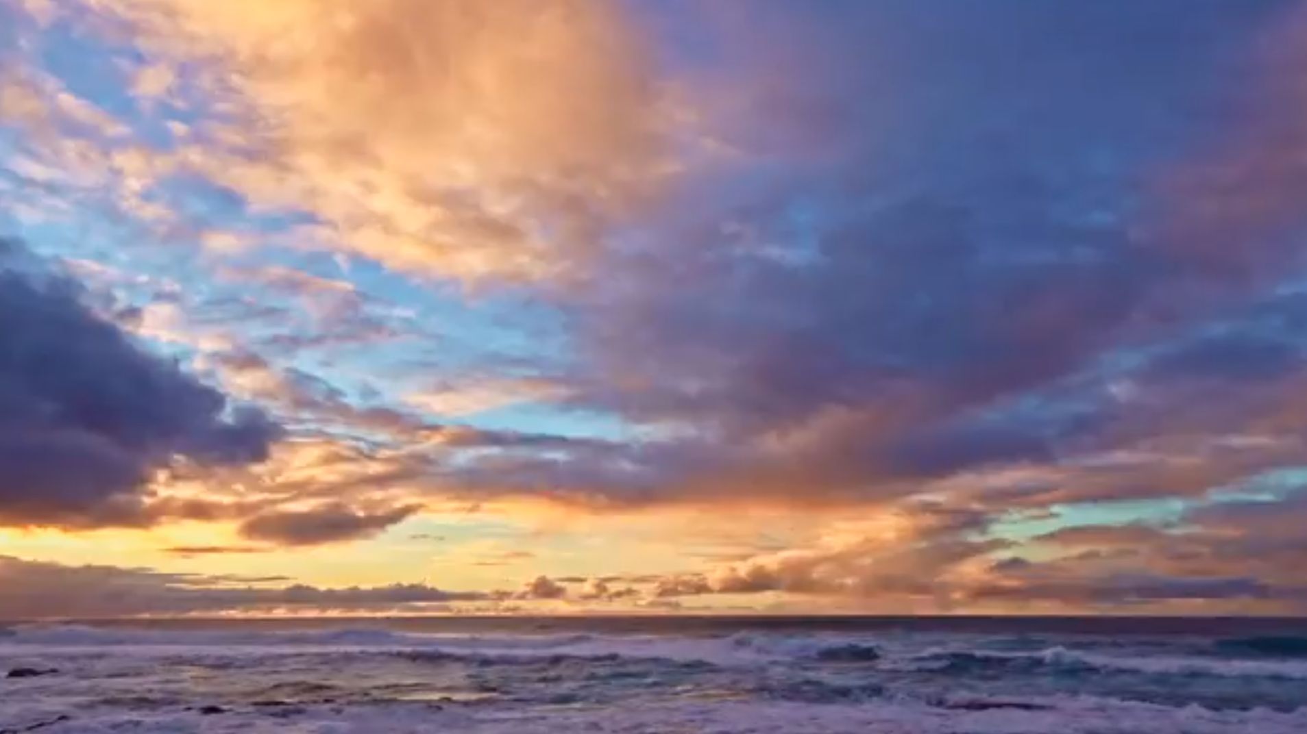 Wolkenhimmel, Sonnenuntergang, Meer, Pastellfarben, Dramatisch, HD, Laptop-Hintergrundbild