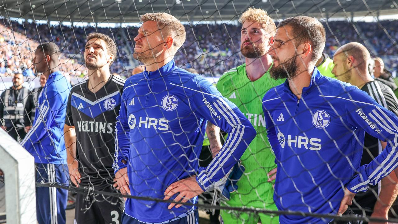 FC Schalke 04, Fußballspieler, Trainingsjacken, Stadion, Mannschaft, HD-Hintergrundbild für PC