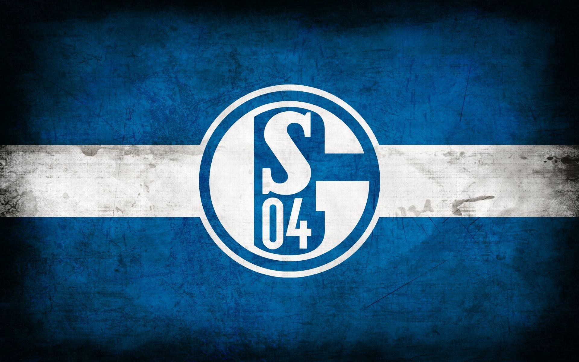 FC Schalke 04, Wappen, Grunge, Blau-Weiß, Königsblau, 16:10, Full-HD-Hintergrundbild für den Desktop