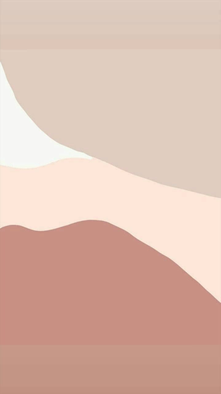 Abstrakte Formen, Altrosa, Beige, Minimalistisch, HD, Hintergrundbild fürs Handy