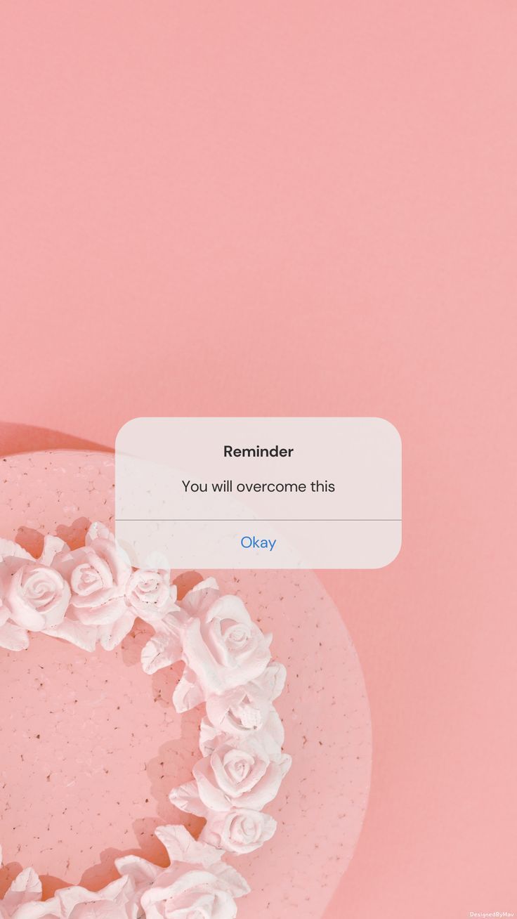 Torte, Erinnerung, Benachrichtigung, Rosa, Pastell, Ästhetik, Hintergrundbild fürs Handy
