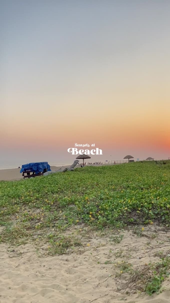 Düne, Strand, Gras, Abendhimmel, Auto, Minimalistisch, Hochformat, Hintergrundbild fürs Smartphone