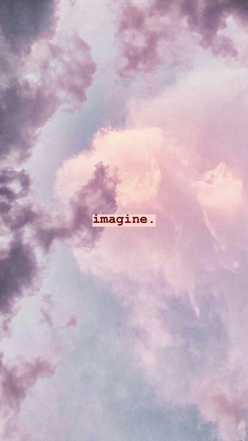 Wolken, Imagine, Rosa Himmel, Lila, Verträumt, HD, Hintergrundbild fürs Handy
