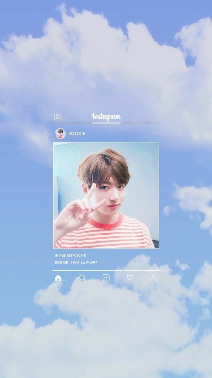 Instagram-Profil, Wolken, Blauer Himmel, Junger Mann, Pastell, HD, Handy-Hintergrund