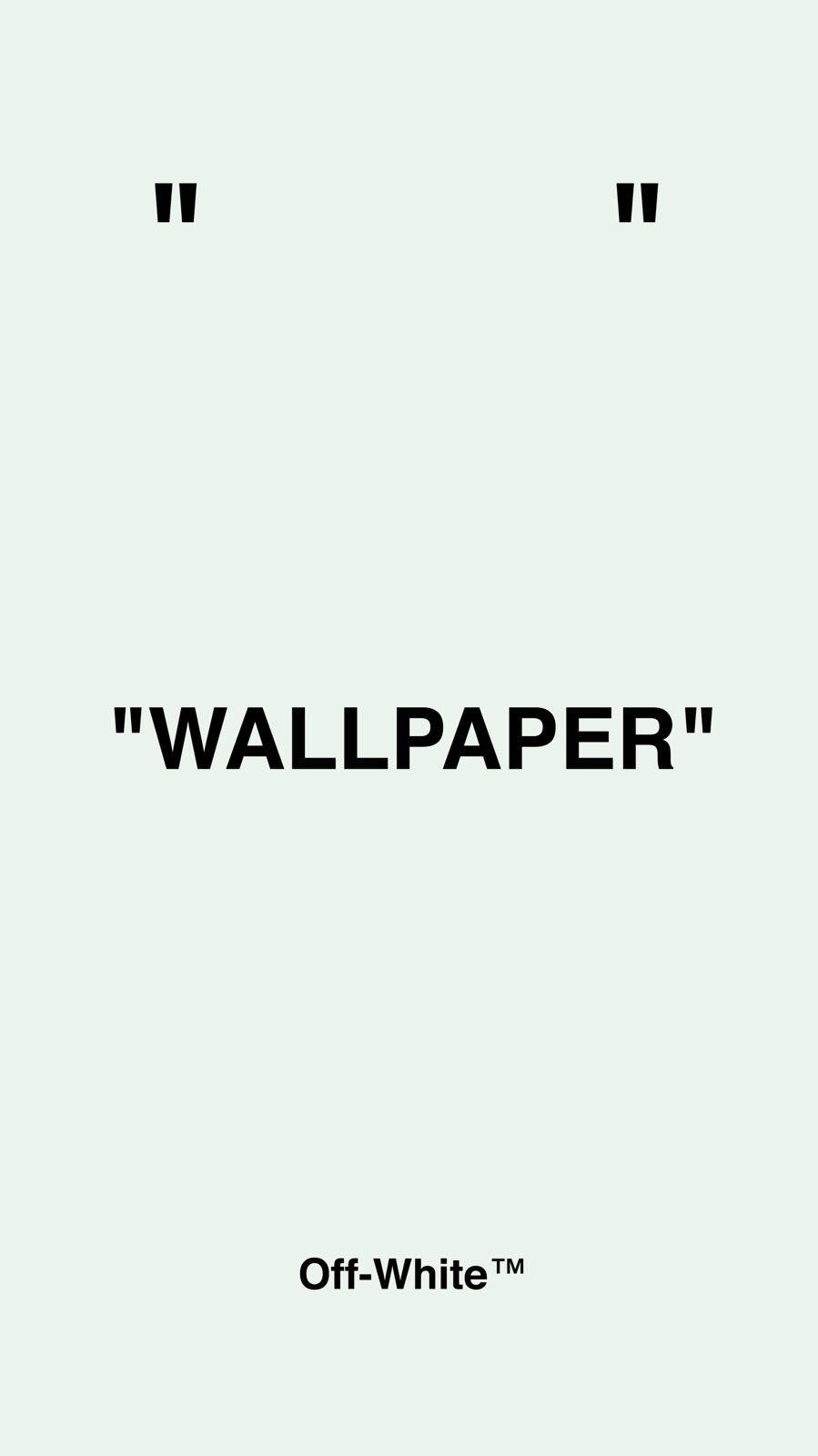 Off-White, Minimalistisch, Zitat-Typografie, Mintgrüner Hintergrund, Sperrbildschirm fürs iPhone