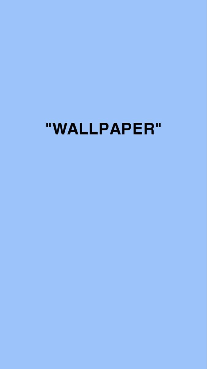 Off-White, Hellblauer Hintergrund, Minimalistisch, Typografie, Sperrbildschirm fürs iPhone