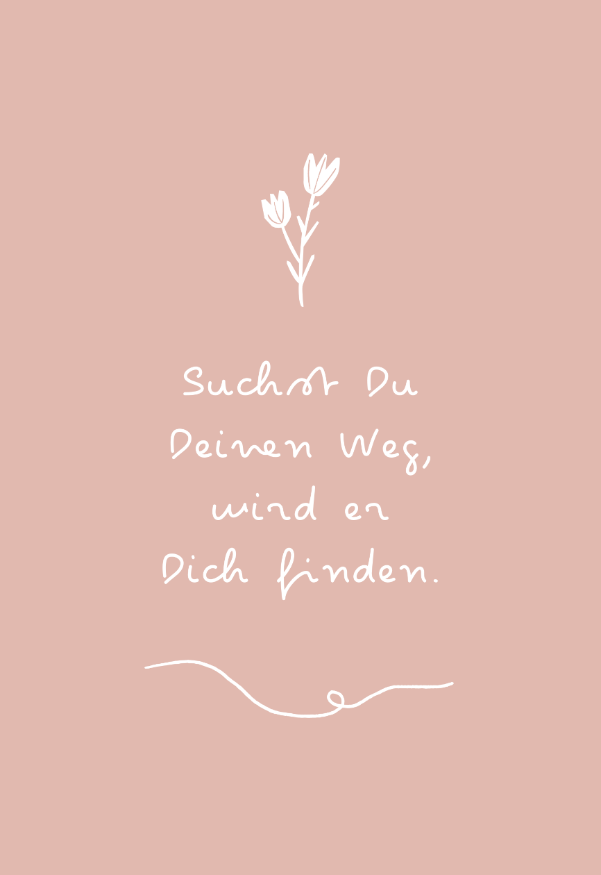 Zitat, Spruch, Blume, Altrosa, Handschrift, HD, iPad-Hintergrundbild