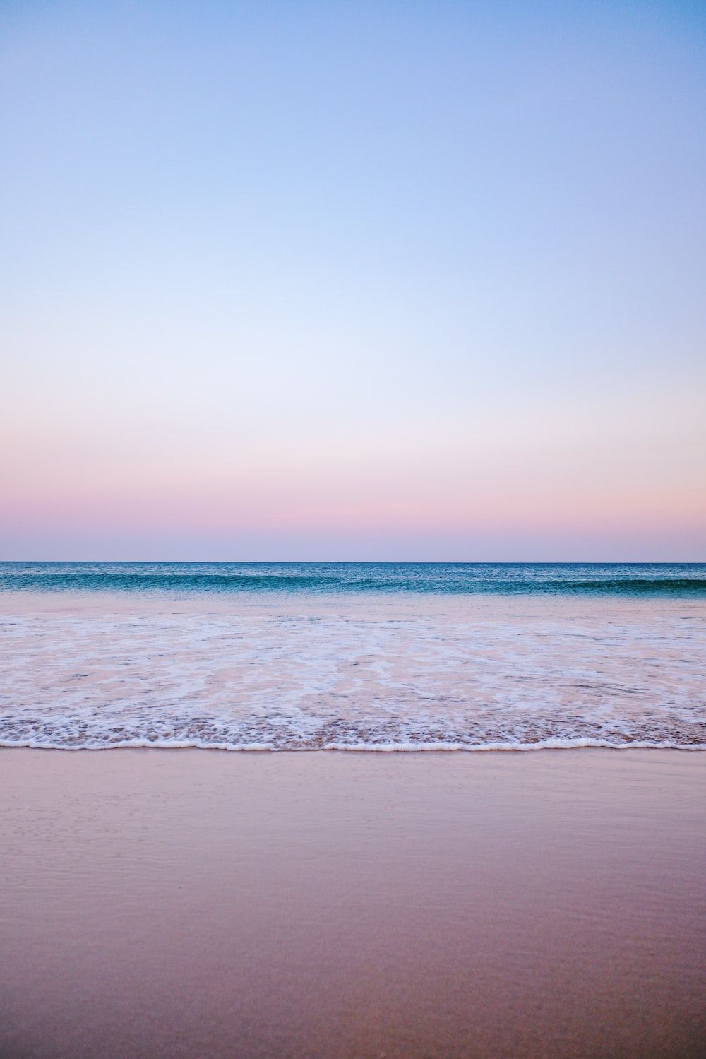 Strand, Farbverlauf, Pastell, Minimalistisch, Hintergrundbild für iPad und Tablet