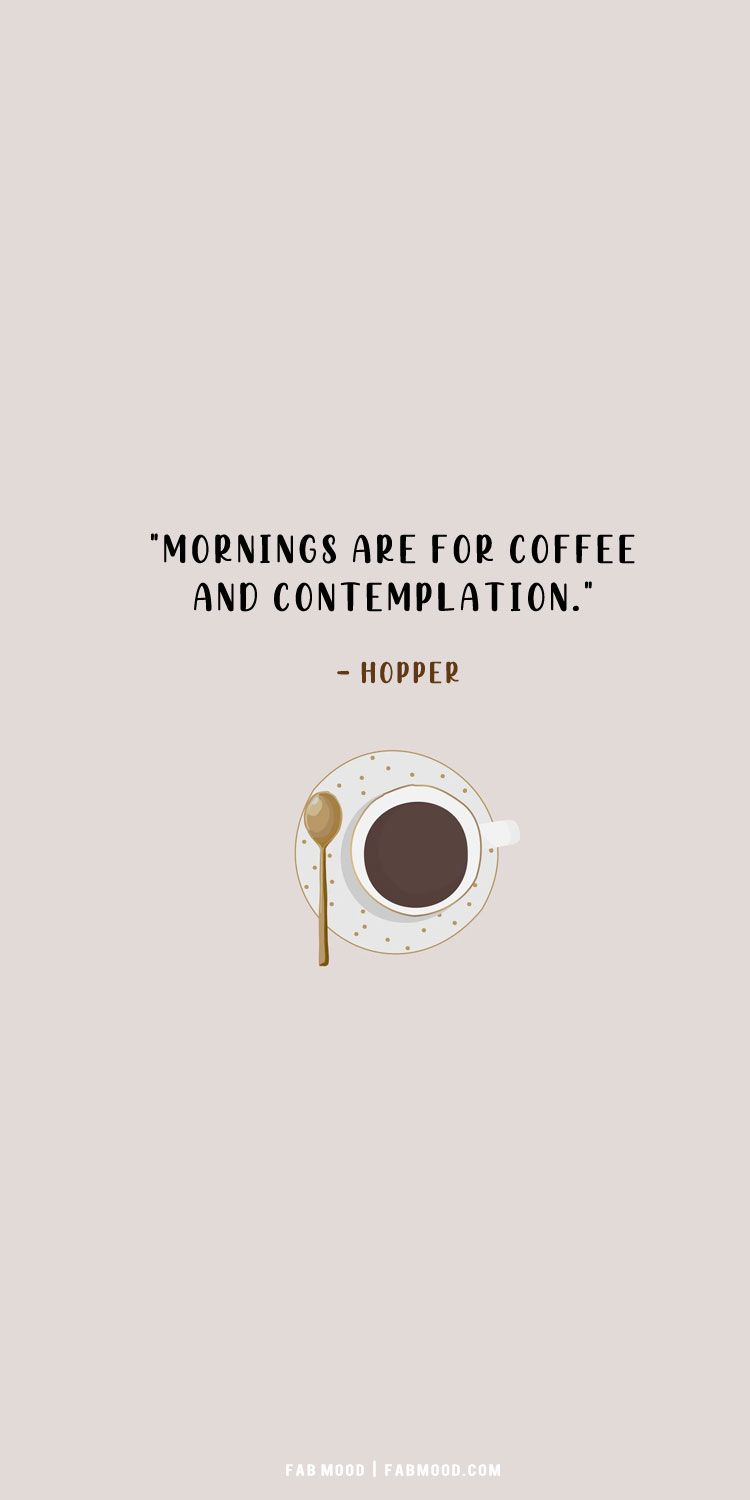 Jim Hopper, Zitat, Kaffee, Stranger Things, Minimalismus, Hintergrundbild fürs Handy