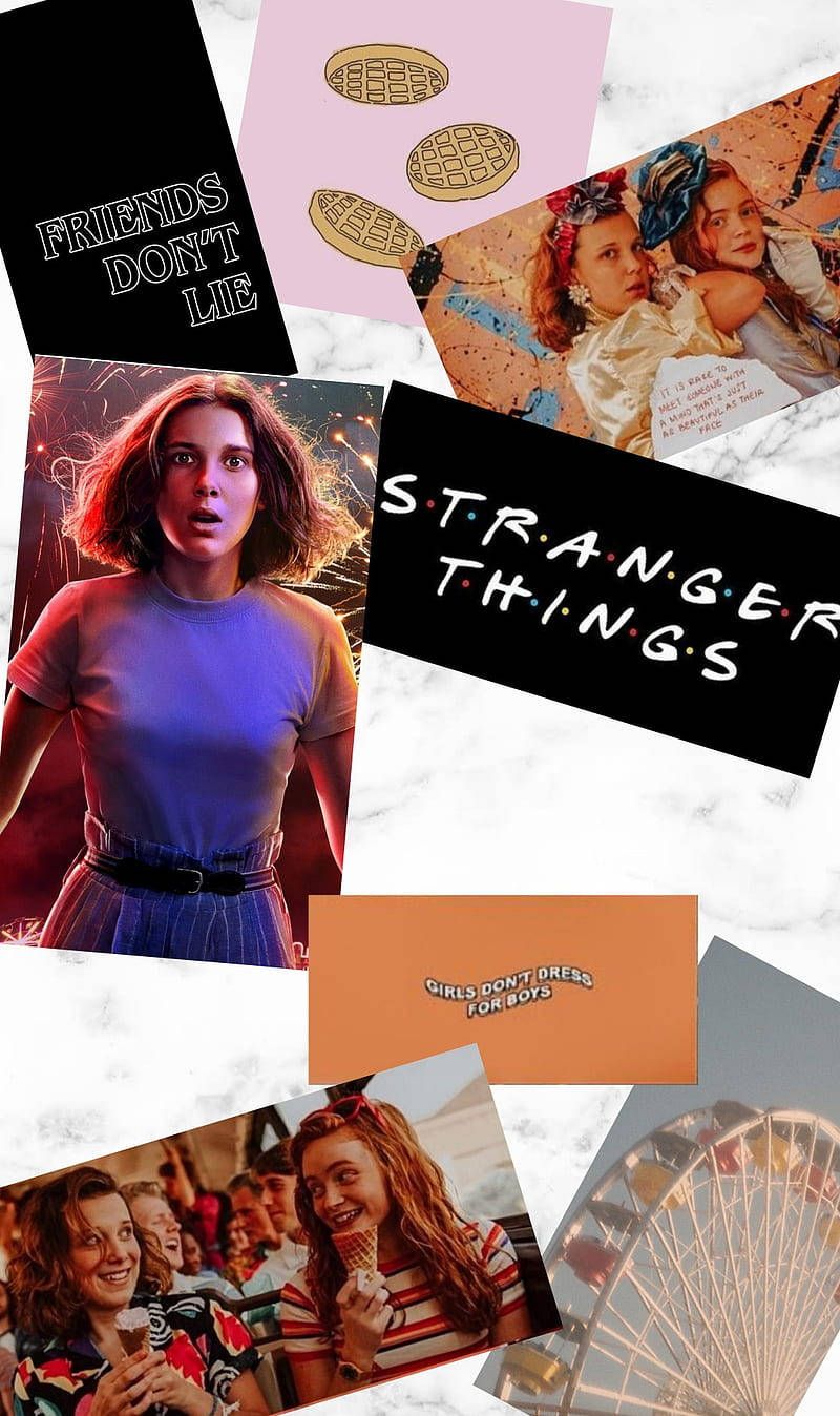 Max Mayfield, Stranger Things, Collage, Sommer, Ästhetik, HD, iPhone-Hintergrundbild