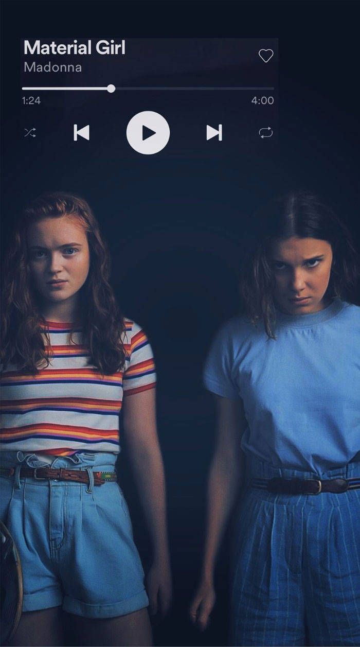 Max Mayfield, Elfi, Stranger Things, Musikplayer, Material Girl, Hintergrundbild fürs Handy