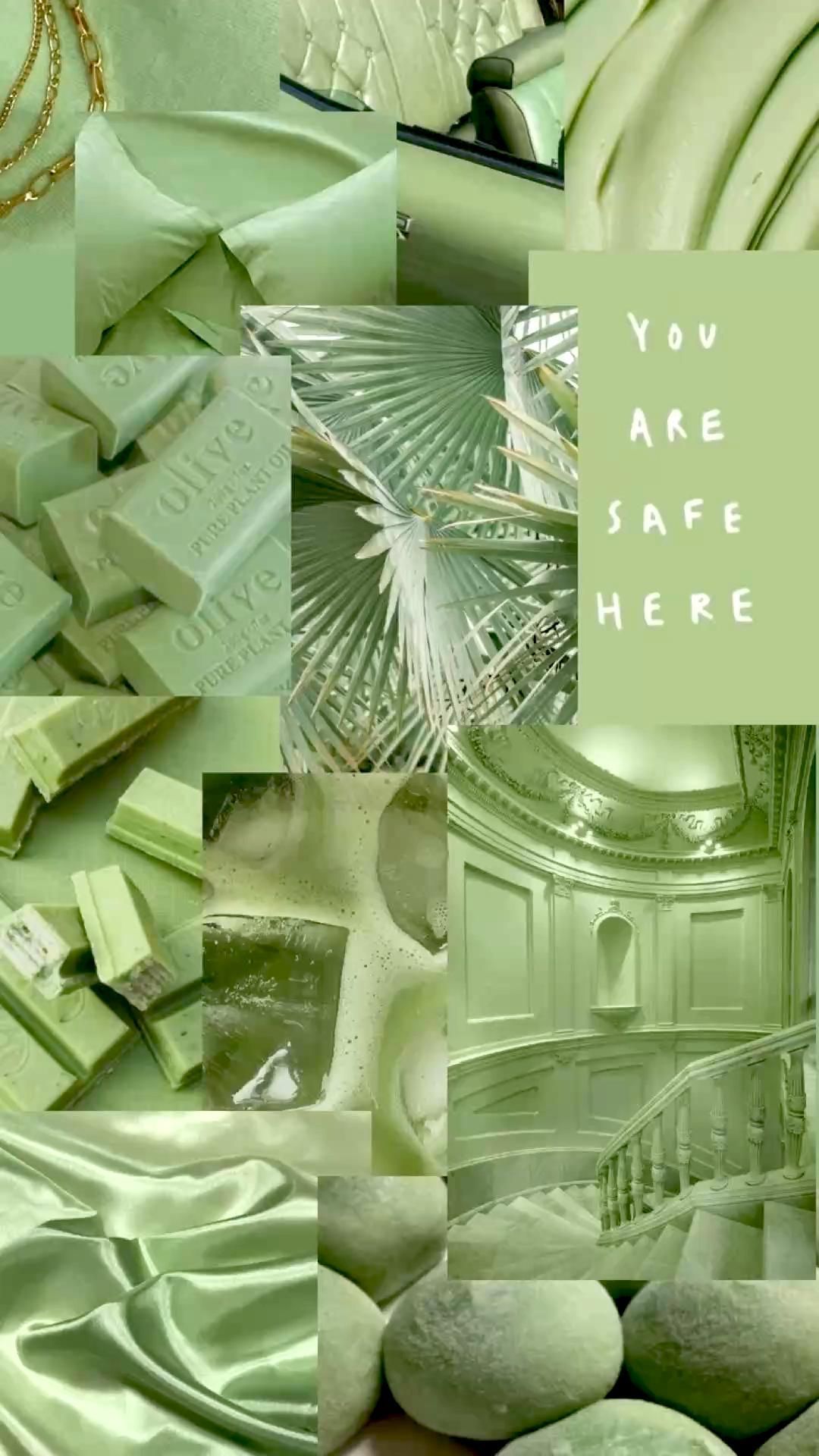 Collage, Hellgrün, Architektur, Stoff, Moodboard, Full HD, Hintergrundbild fürs Handy