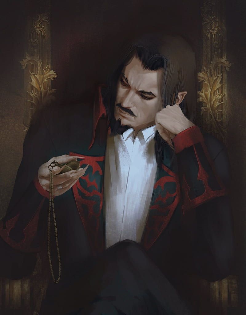 Dracula, Castlevania, Netflix, Porträt, Dunkel, HD, iPad-Hintergrundbild