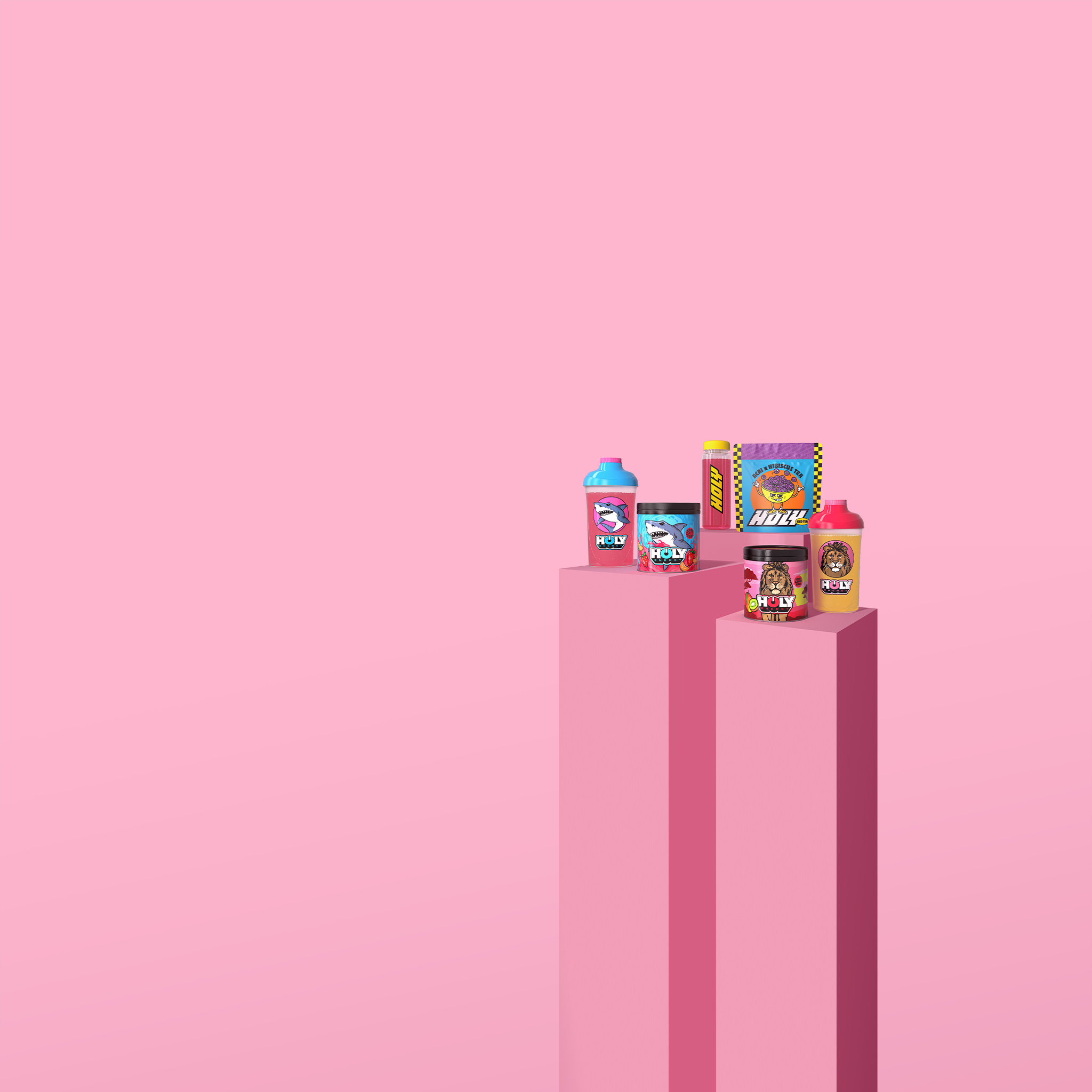 Podest, Rosa, 3D, Minimalismus, Pink, Full HD, iPad-Hintergrundbild