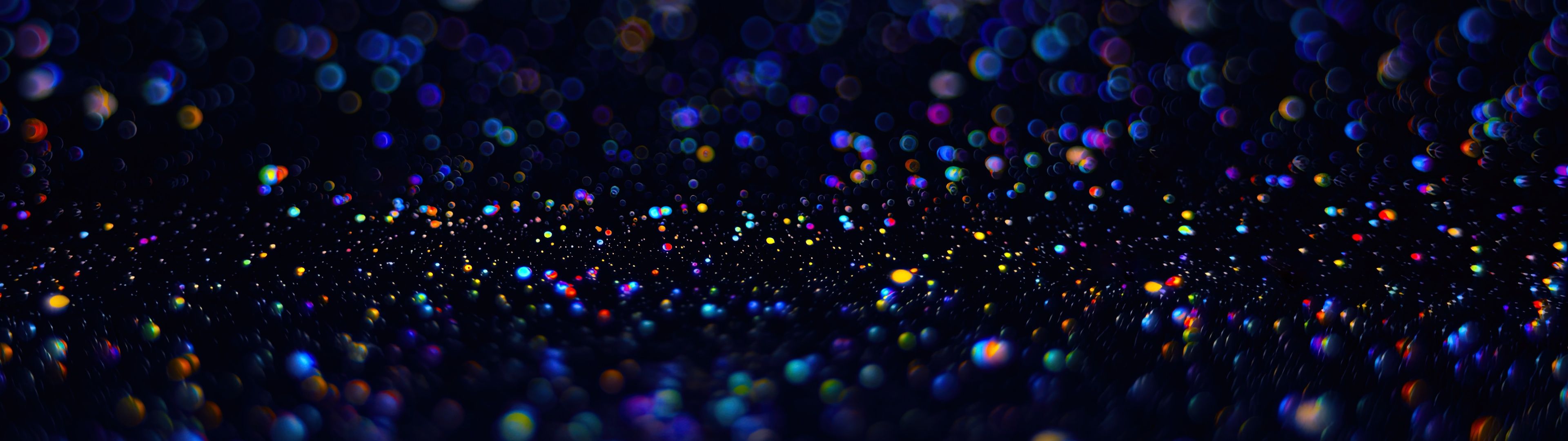 Bokeh, Glitzer, Lichter, Dunkel, Bunt, Full HD, Desktop-Hintergrund für Windows
