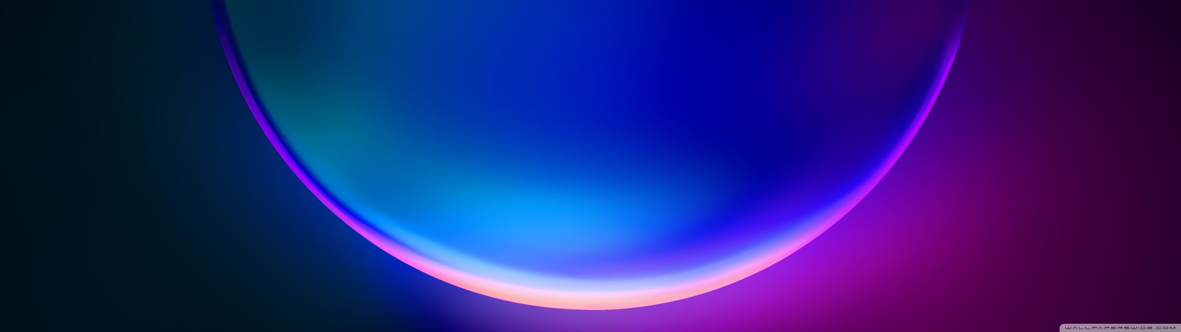 Abstrakt, Lichtbogen, Blau, Lila, Minimalistisch, Full HD, Desktop-Hintergrund für Windows