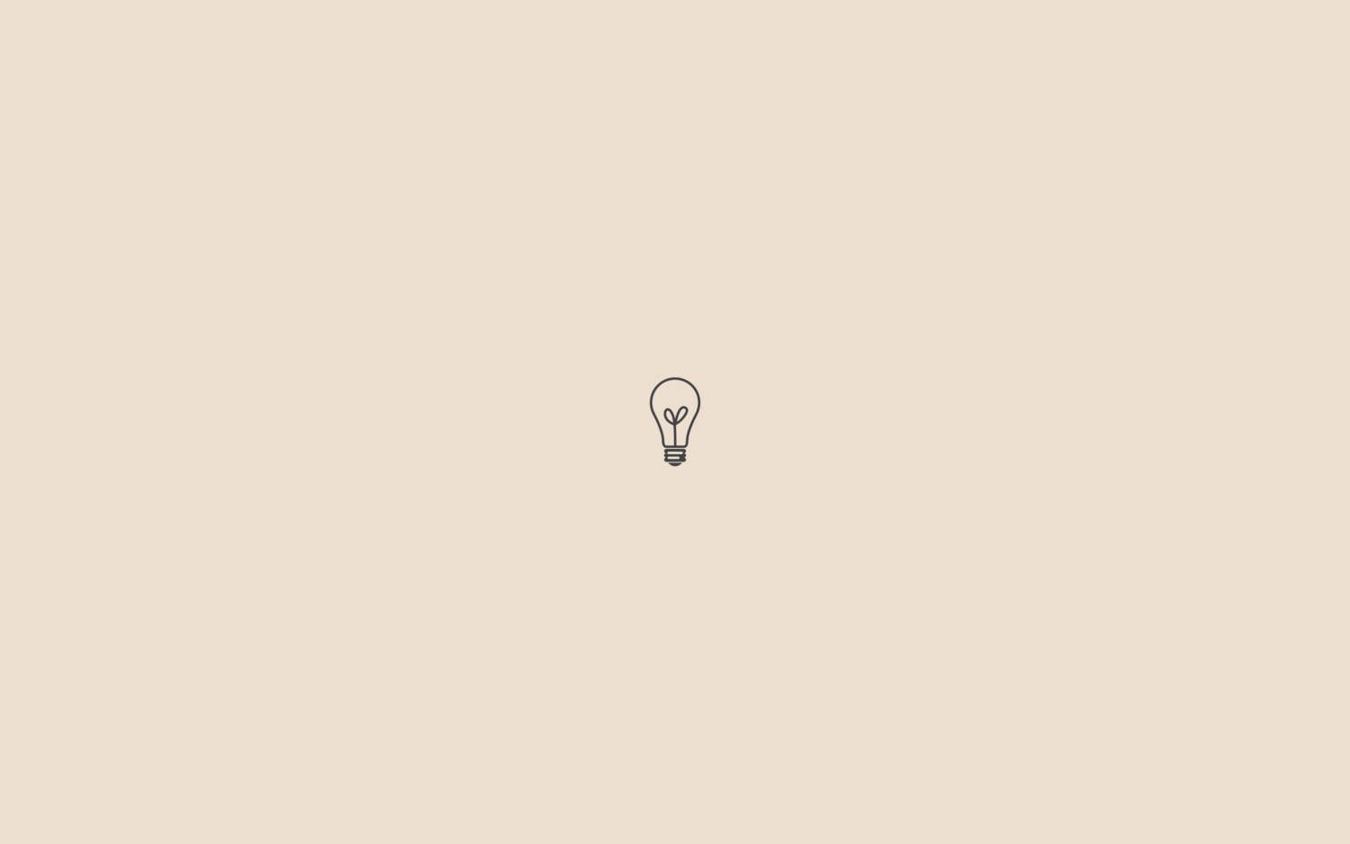 Glühbirne, Linienzeichnung, Beige, Minimalistisch, 16:10, HD-Hintergrundbild für den Desktop