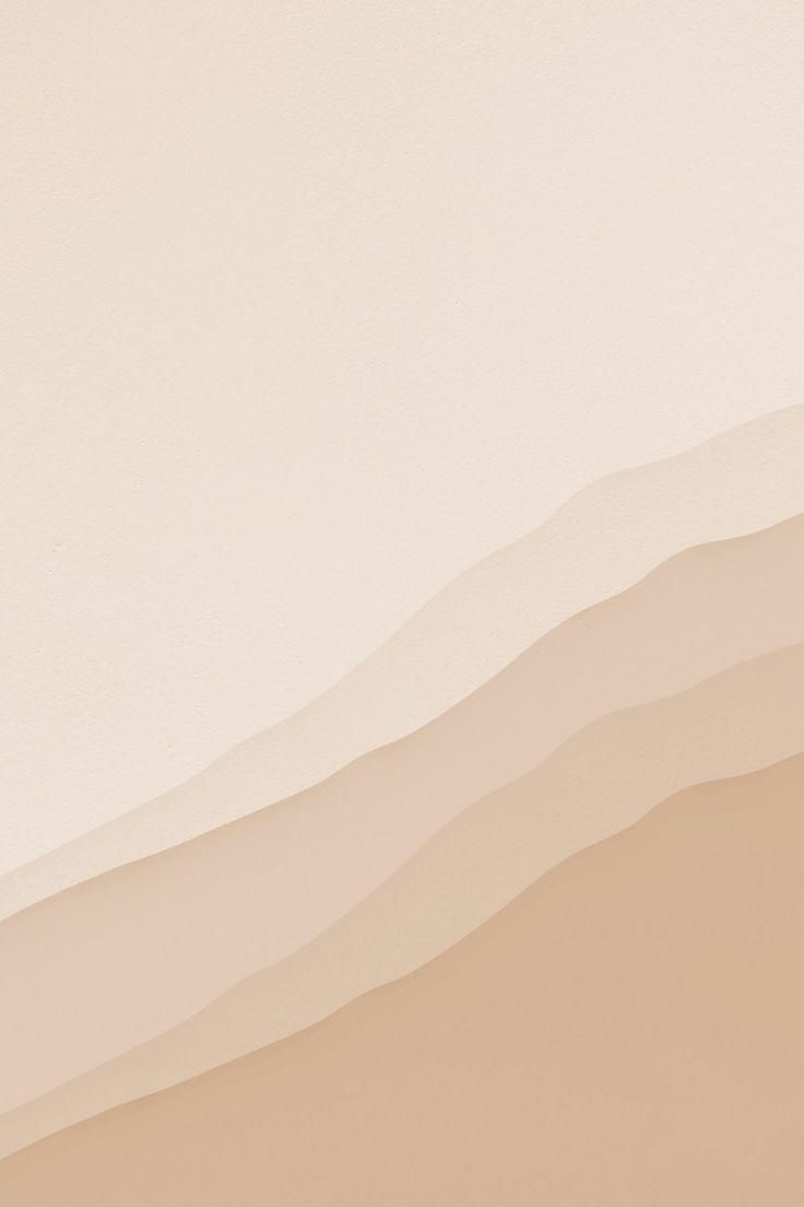 Abstrakte Wellen, Beige, Erdtöne, Minimalistisch, HD, Handy-Hintergrund im Hochformat