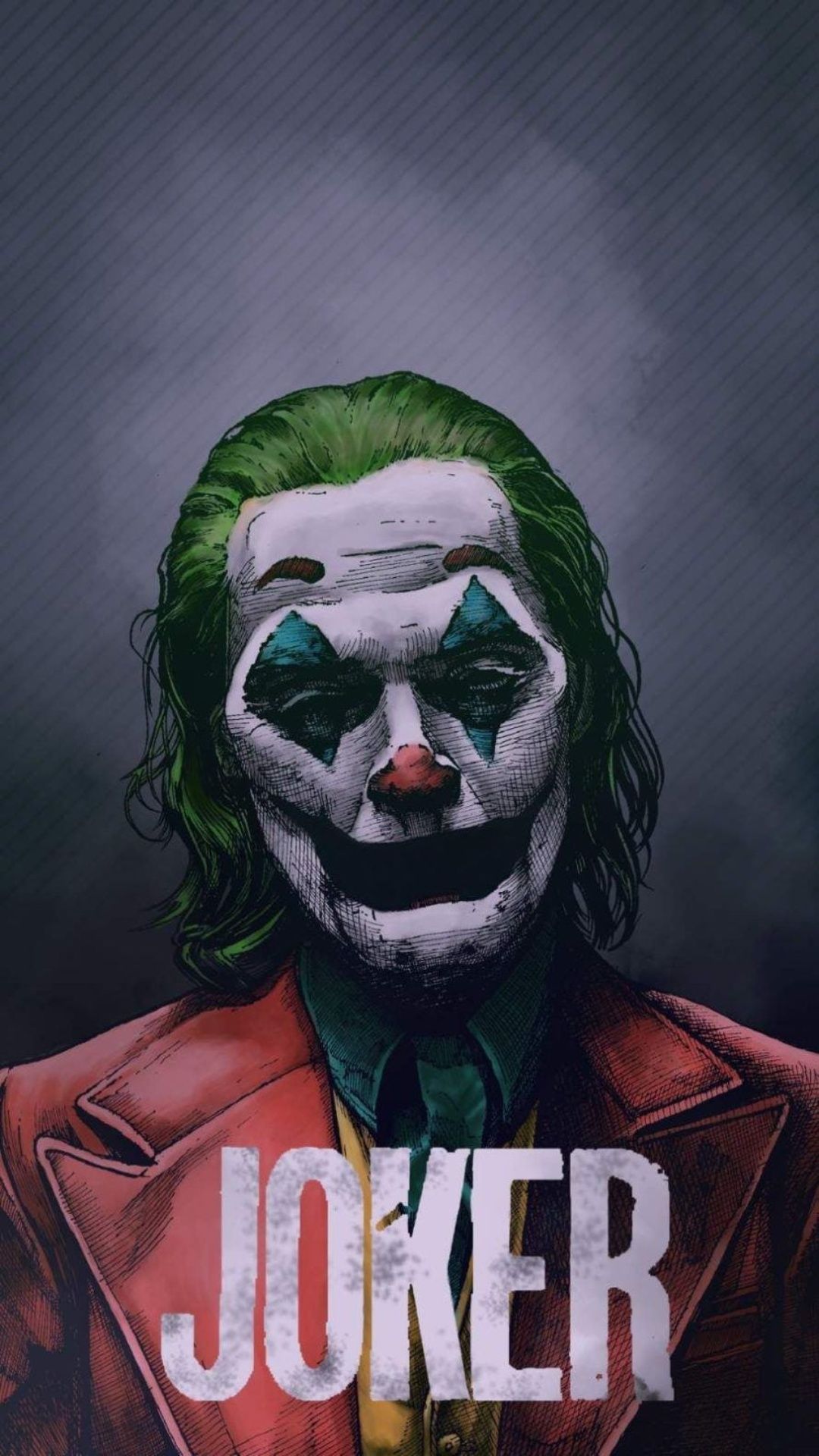 Joker, Joaquin Phoenix, Joker (2019), Filmplakat, Clownsschminke, Android-Hintergrundbild