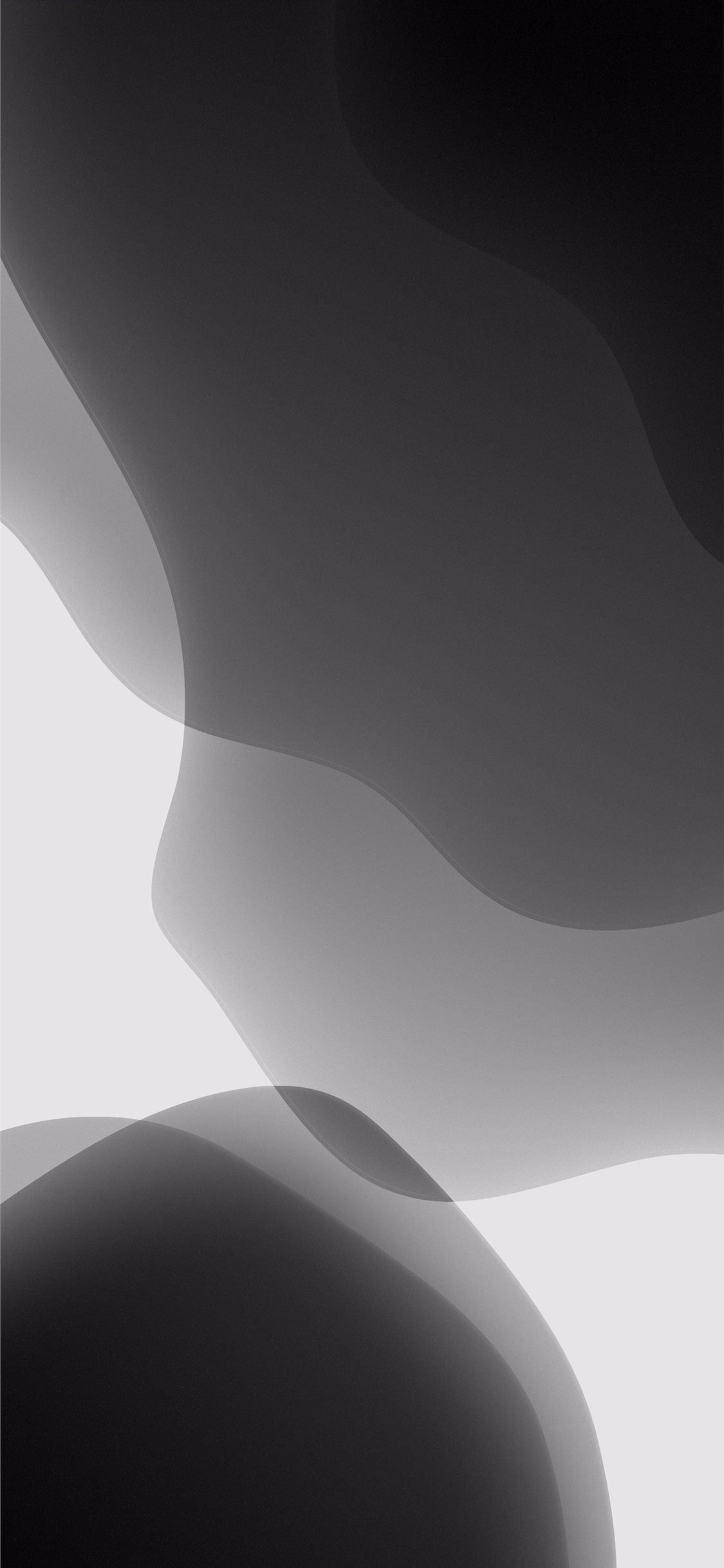 iOS 13, Abstrakt, Grau, Formen, Farbverlauf, iPhone 17e, Handy-Hintergrundbild