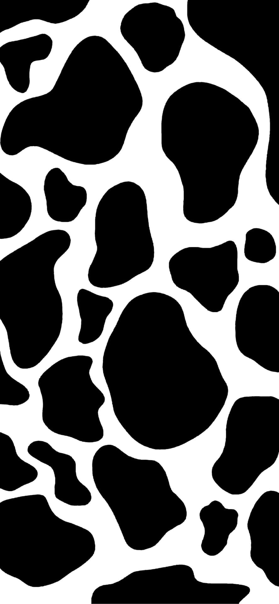 Kuhmuster, Tiermuster, Flecken, Kontrast, Hochformat, Hintergrundbild fürs Smartphone