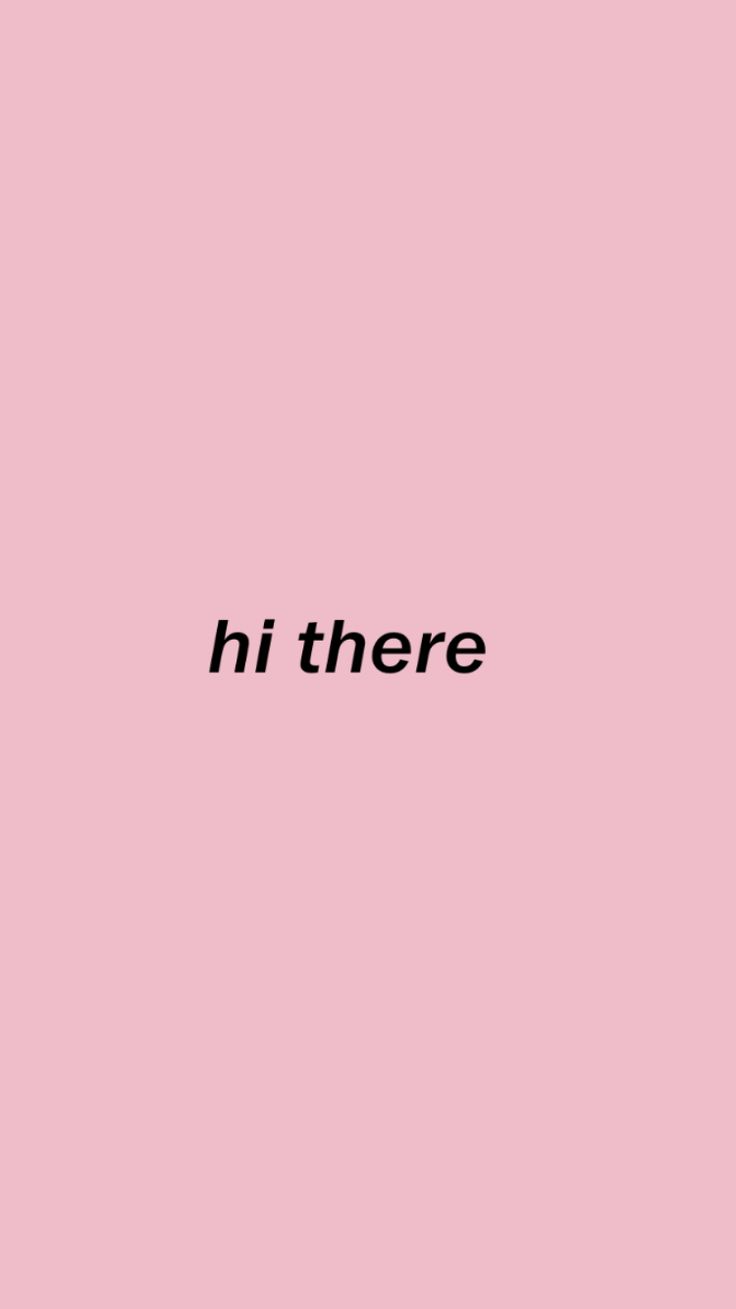 Hi there, Text, Rosa Hintergrund, Minimalismus, iPhone-17-Sperrbildschirm
