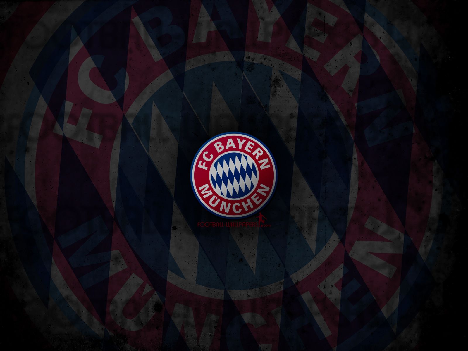 FC Bayern München, Logo, Rautenmuster, Dunkel, Hintergrundbild für iPad und Tablet