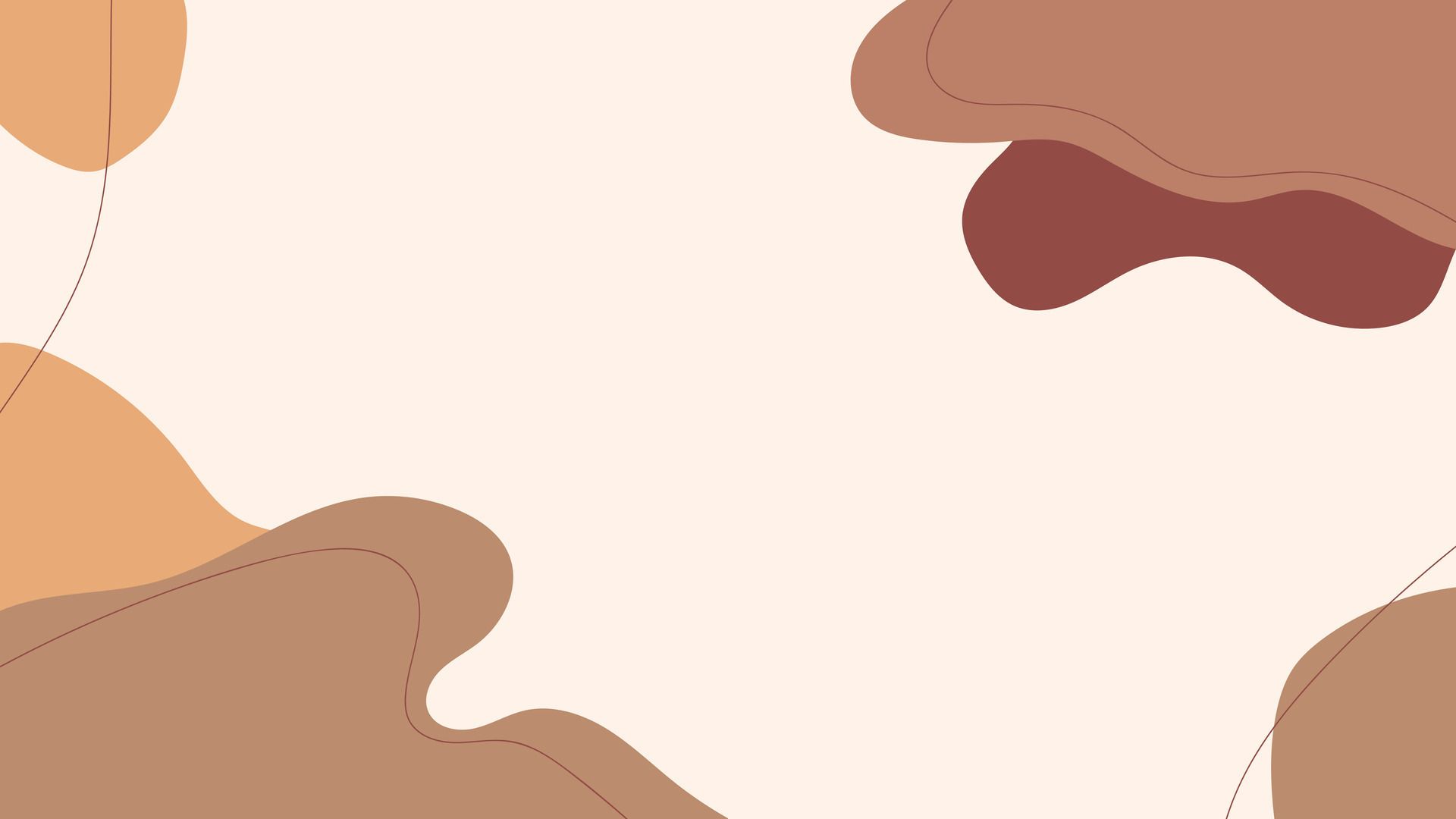 Organische Formen, Abstrakt, Boho, Pastell, Erdtöne, Full HD 1080p, Desktop-Hintergrundbild