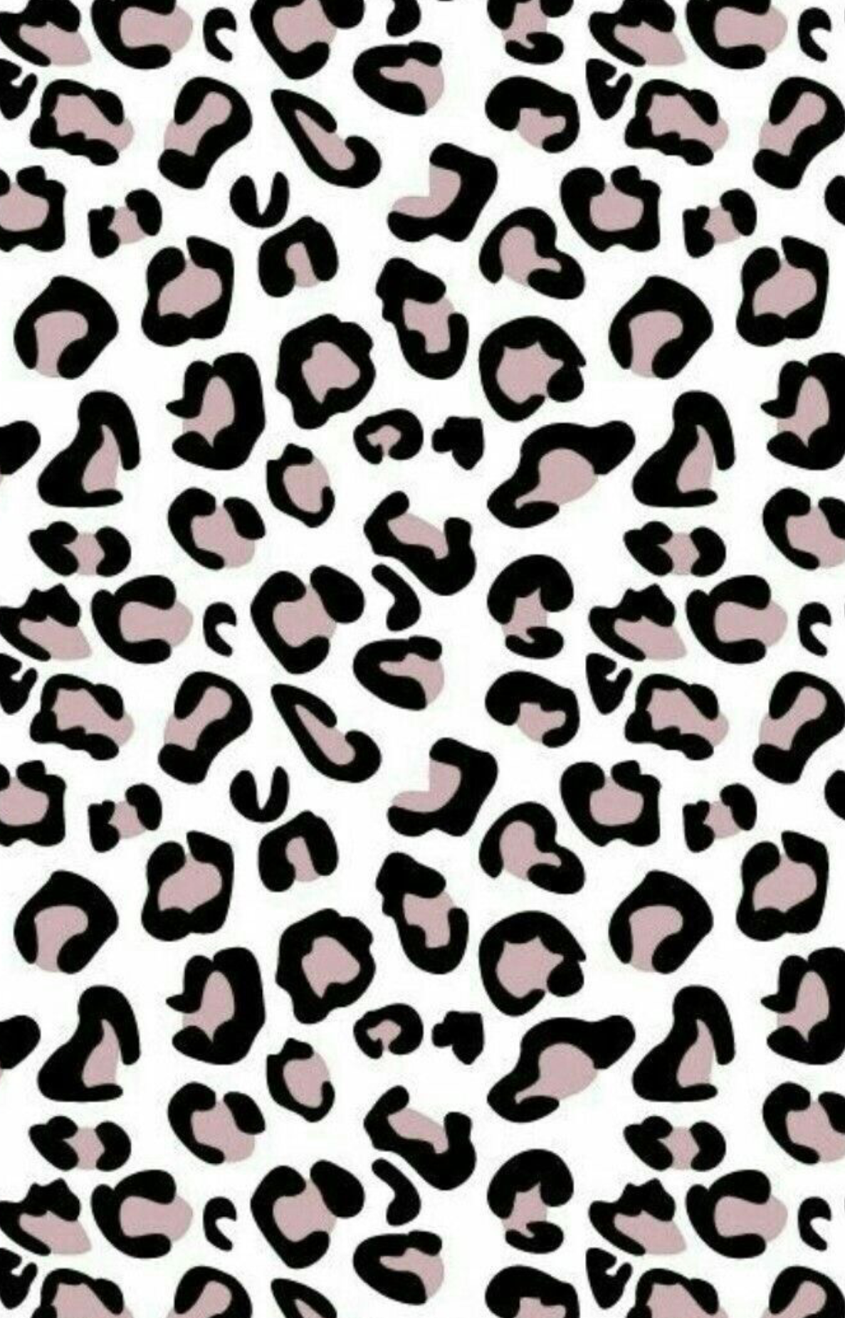 Leopardenmuster, Schwarz-Weiß, Flecken, Animal Print, Minimalistisch, Full HD, Handy-Hintergrundbild