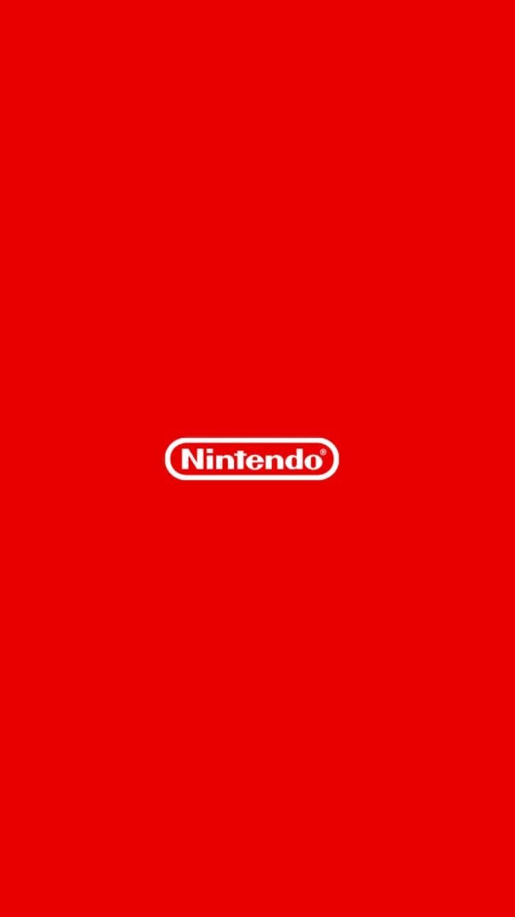 Nintendo, Logo, Rot, Minimalistisch, HD, Sperrbildschirm fürs iPhone