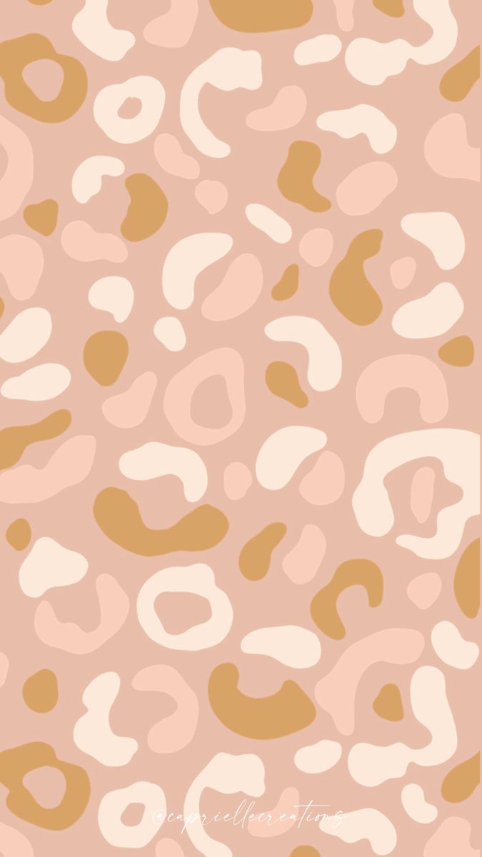 Leopardenmuster, Rosa-Gold, Pastell, Flecken, Feminin, Hintergrundbild für iPhone und Android