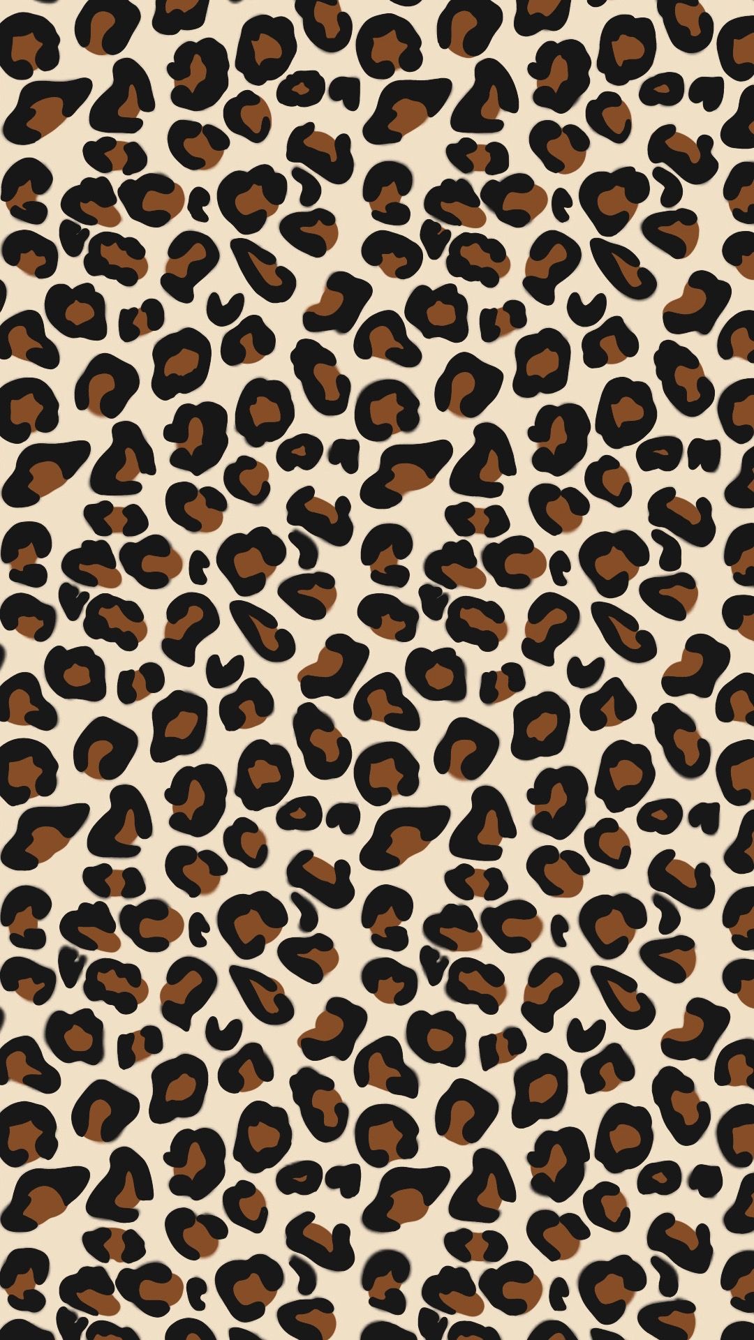 Leopardenfell, Animal Print, Braun, Flecken, Textur, Full HD, Handy-Hintergrund im Hochformat