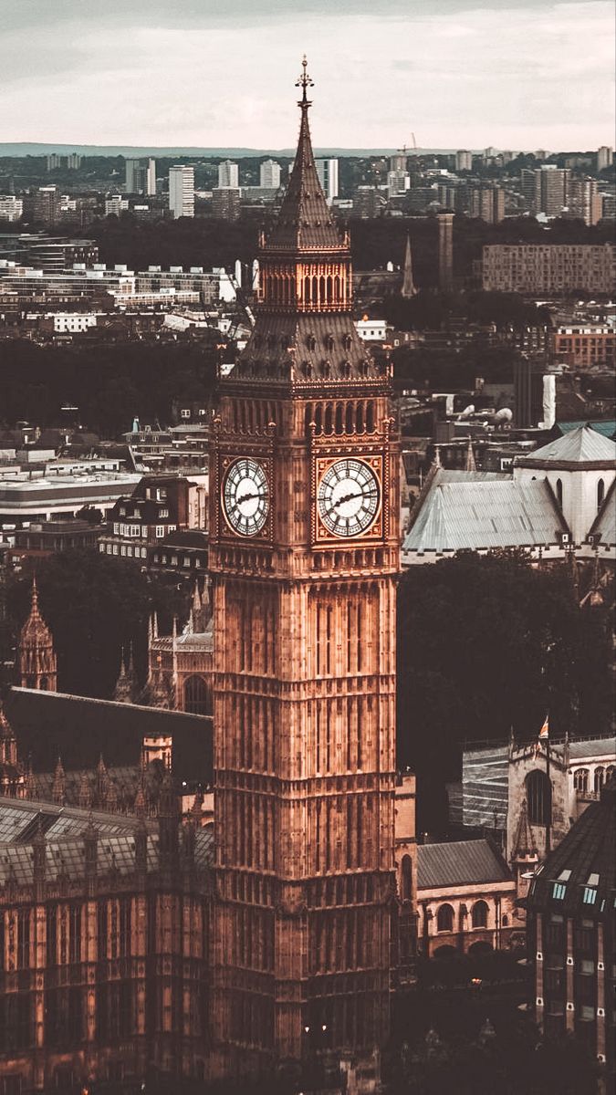 Big Ben, Elizabeth Tower, London, Nahaufnahme, Hintergrundbild für iPhone und Android