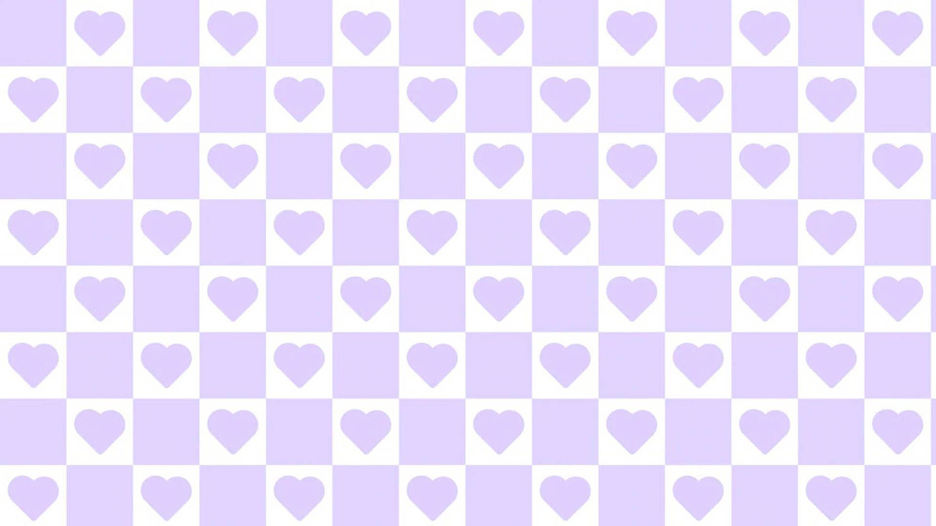 Herzmuster, Lila, Schachbrett, Pastell, 1920x1080, Full-HD-Hintergrundbild für PC