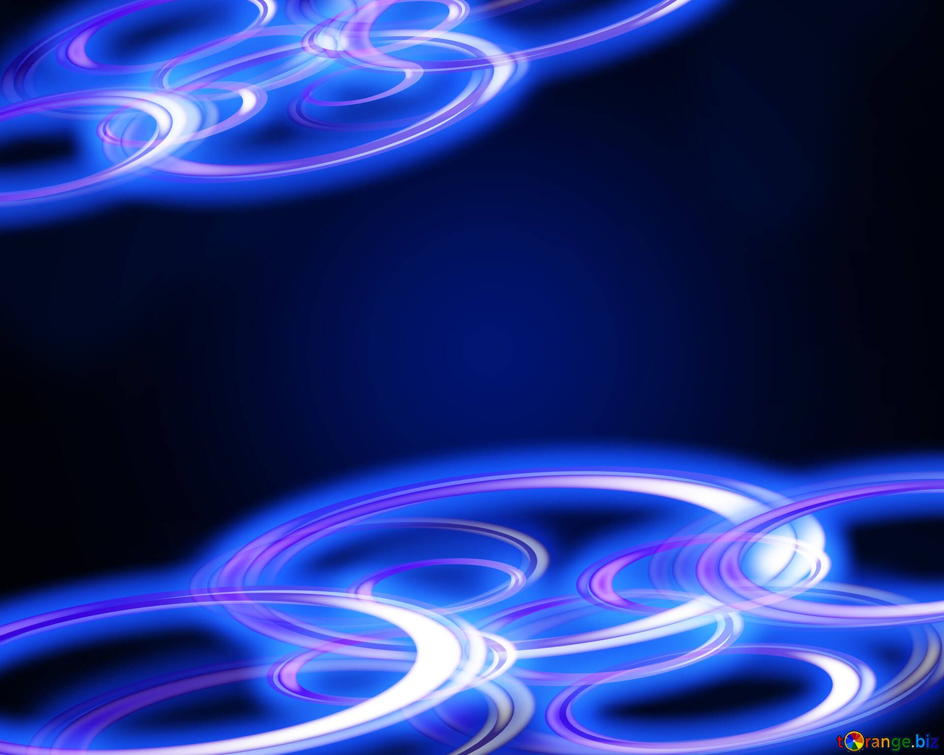 Lichtringe, Lichtmalerei, Blau, Dunkel, Abstrakt, Full HD, Desktop-Hintergrund für Windows