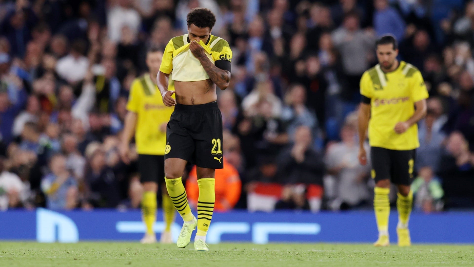 Borussia Dortmund, Spieler, Enttäuschung, Stadion, Spielszene, Full-HD-Hintergrundbild für PC