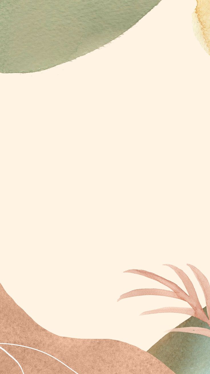 Abstrakte Formen, Blätter, Boho, Cremefarben, Salbeigrün, HD, Handy-Hintergrund